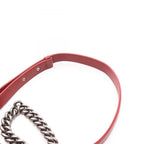 Chanel Shoulder Bag Boy Bordeaux Lambskin Boy Chain — view 7