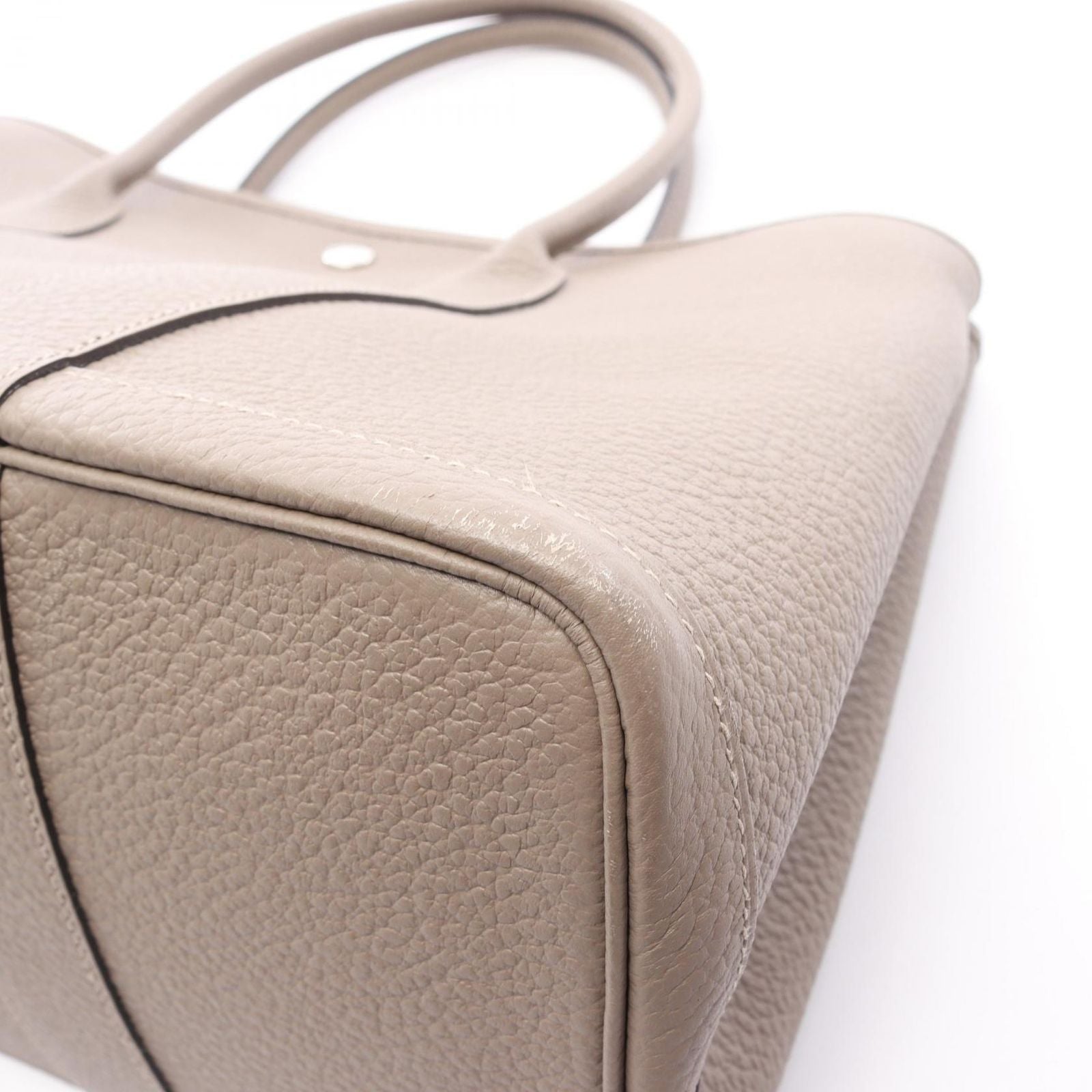 Hermes Tote Garden Party PM Griasphalt Leather — view 6