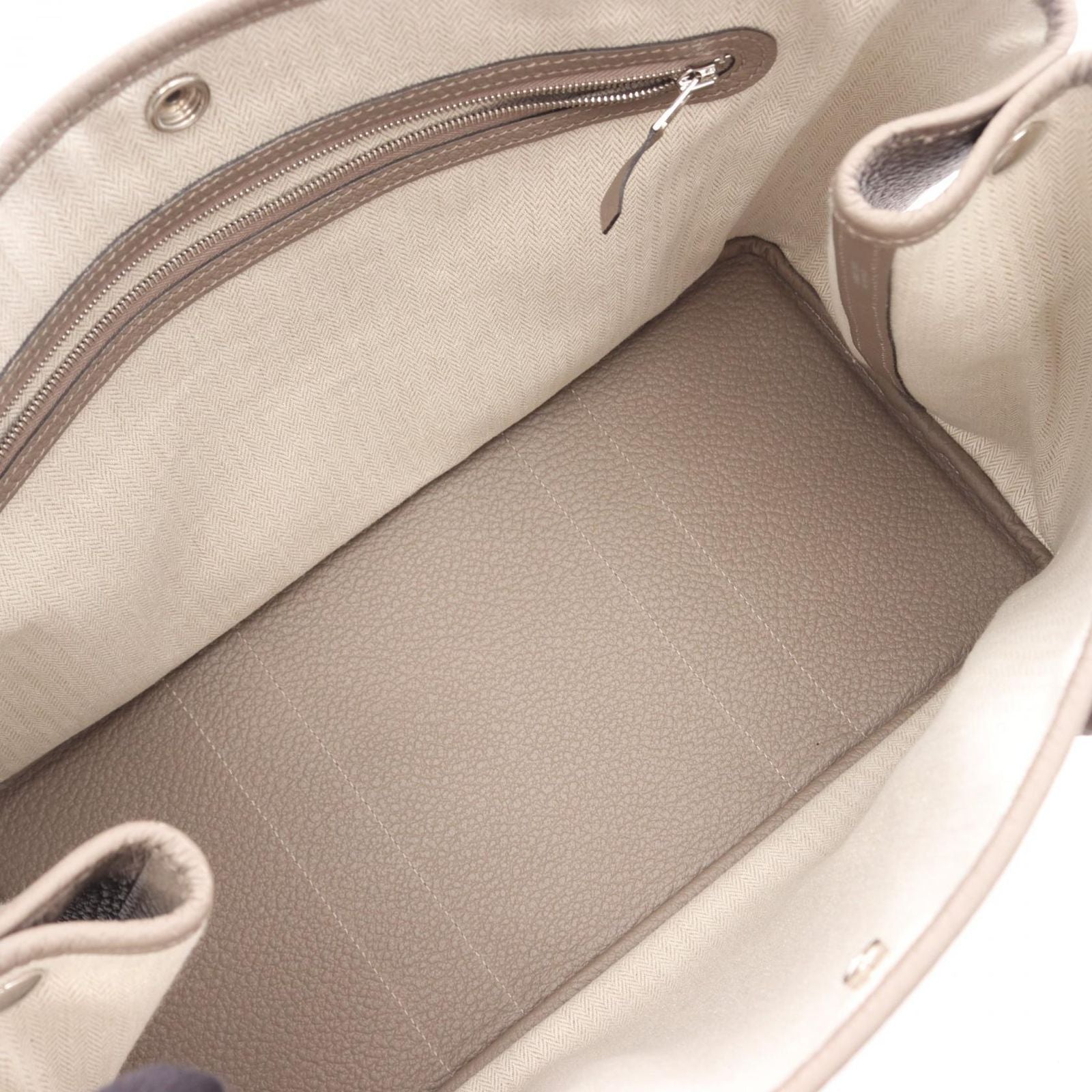 Hermes Tote Garden Party PM Griasphalt Leather — view 3
