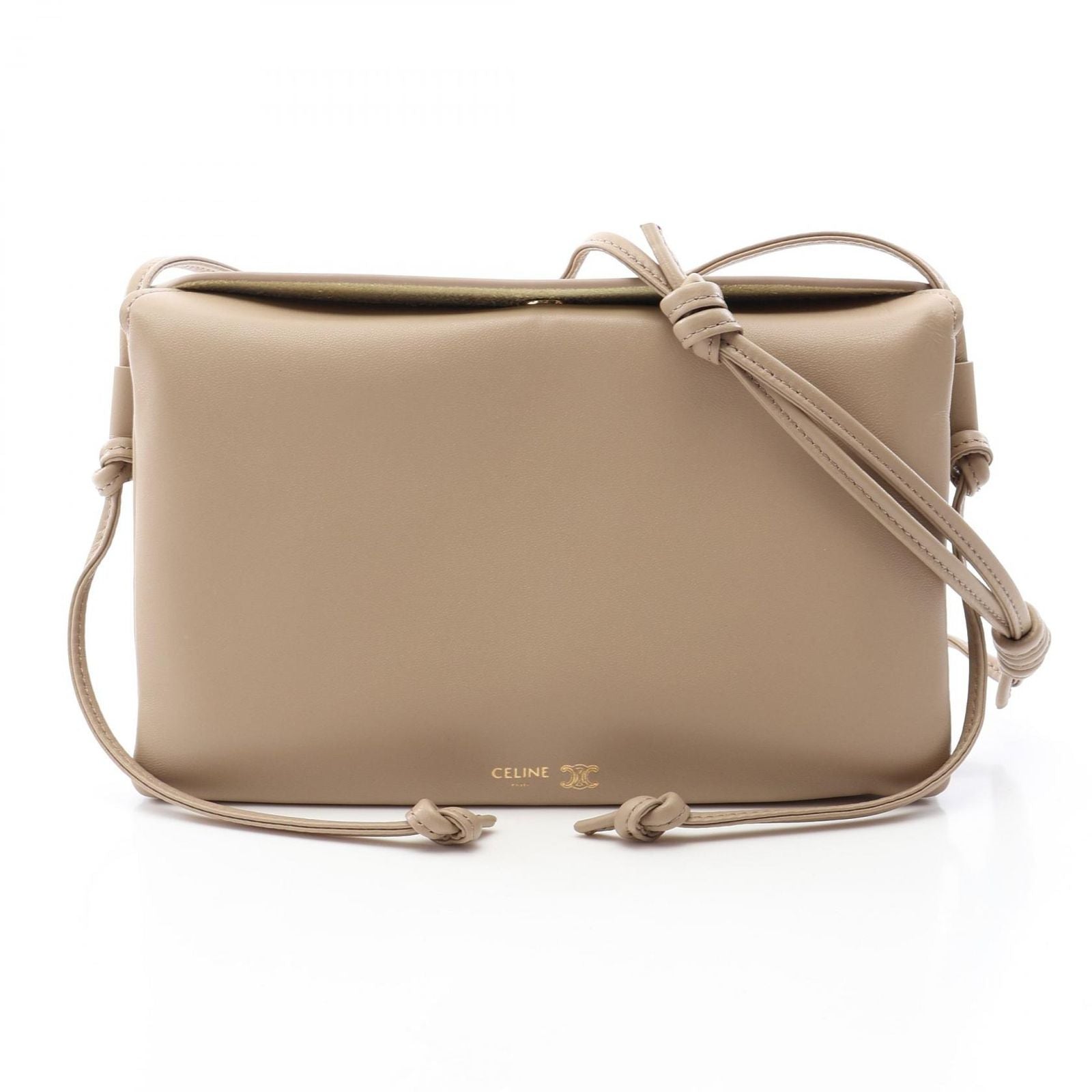 Celine Shoulder Bag Trio Flap Leather