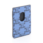 Celine Card Case Magnet Holder Triomphe Leather — view 2