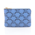 Celine Coin Case Triomphe with Key Ring Card