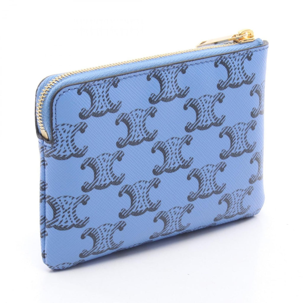 Celine Coin Case Triomphe with Key Ring Card — view 2