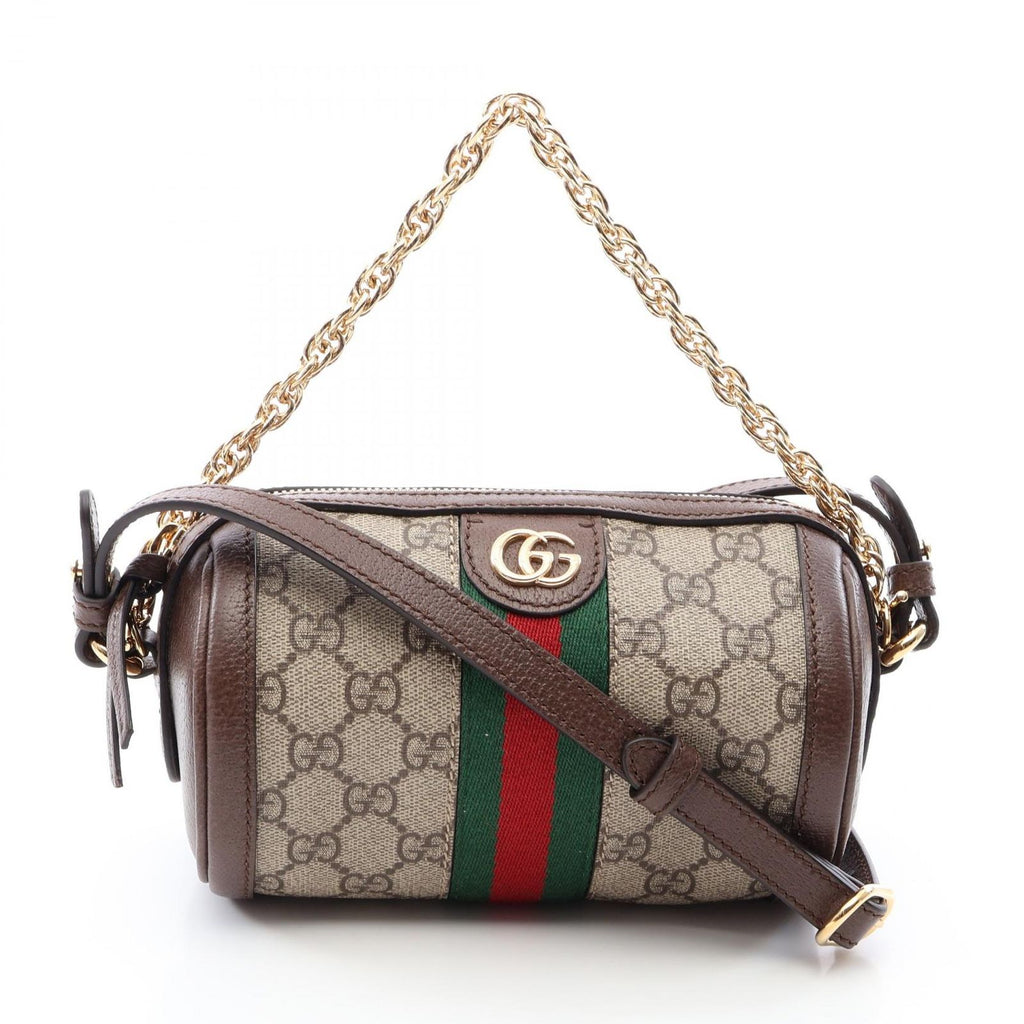 Gucci Shoulder Bag Ophidia GG Supreme Canvas Leather