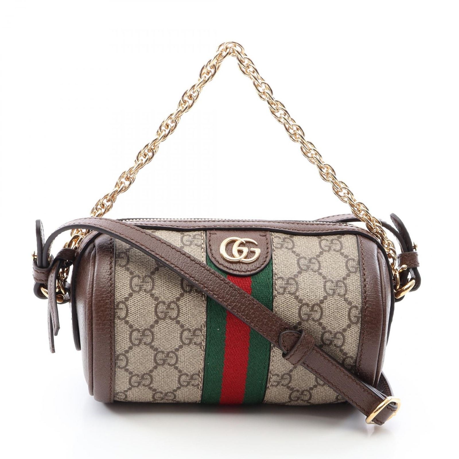 Gucci Shoulder Bag Ophidia GG Supreme Canvas Leather