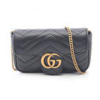 Gucci Shoulder Bag GG Marmont Super Leather Chain