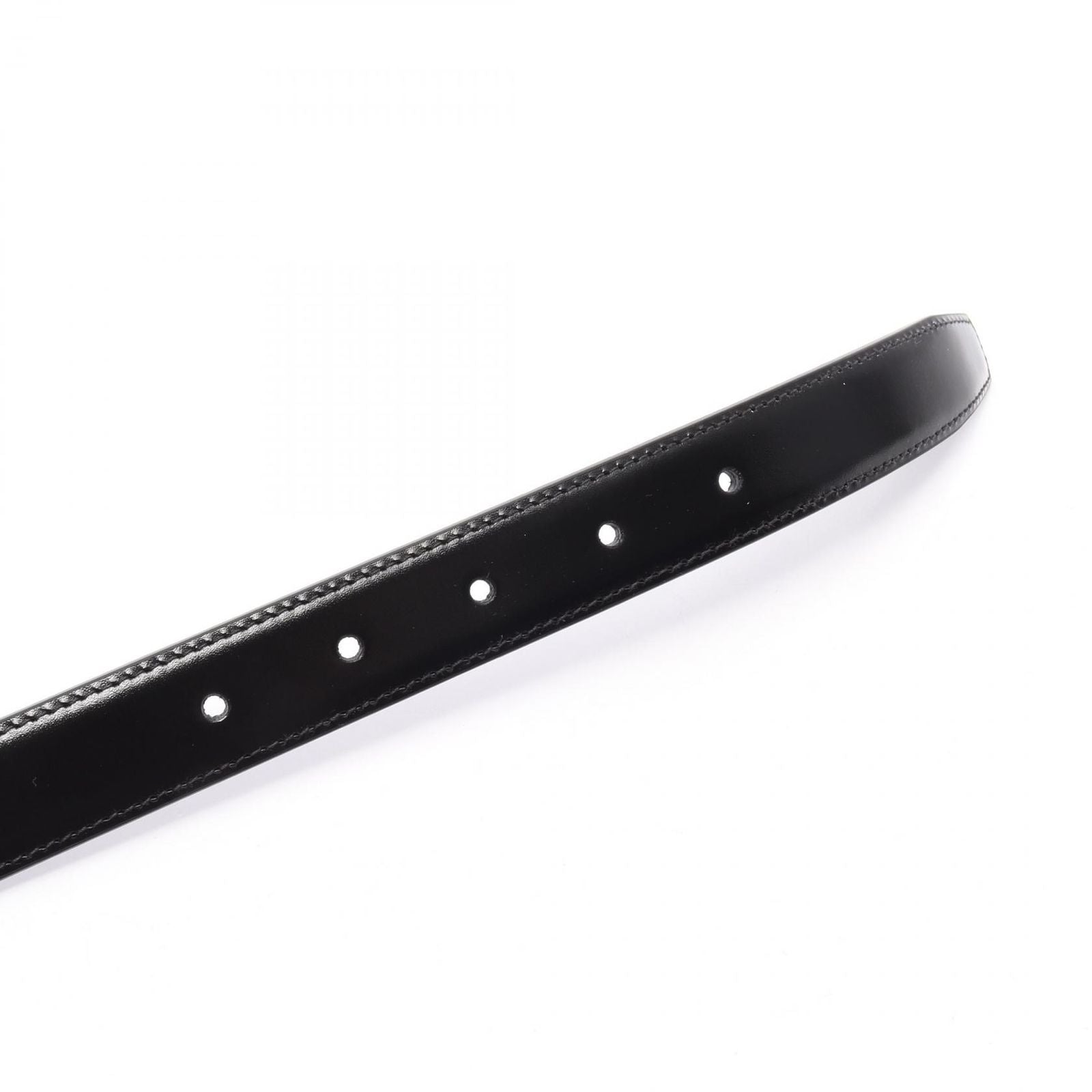 Celine Belt Triomphe 25 Silver Leather — view 3