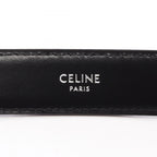 Celine Belt Triomphe 25 Silver Leather — view 4