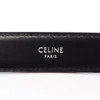 Celine Belt Triomphe 25 Silver Leather — view 4