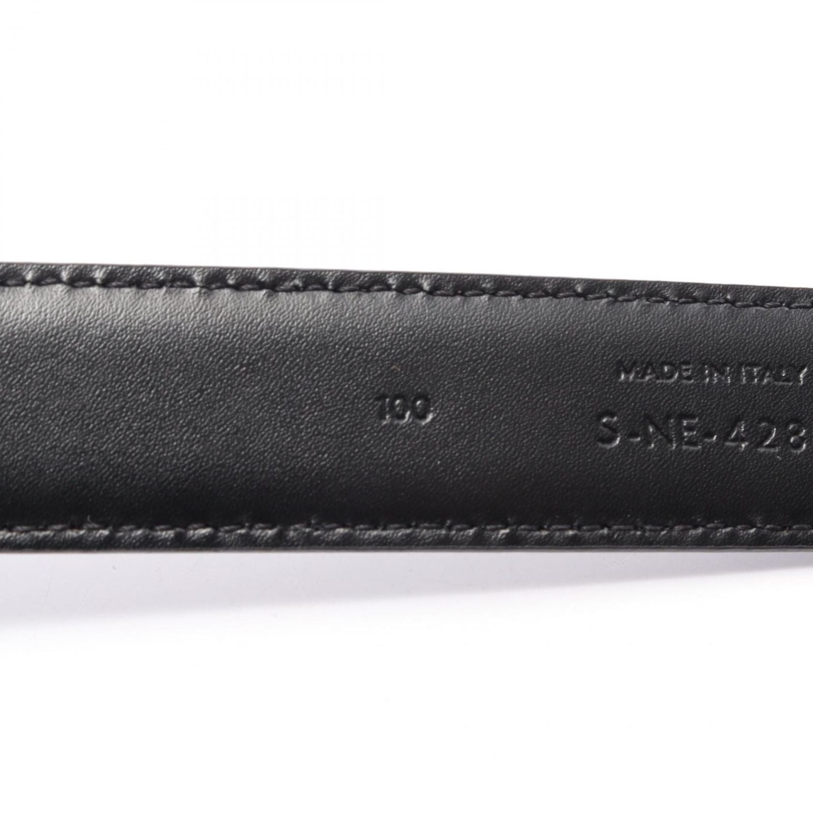 Celine Belt Triomphe 25 Silver Leather — view 5