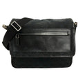 Gucci Shoulder Bag GG Pattern Black Leather