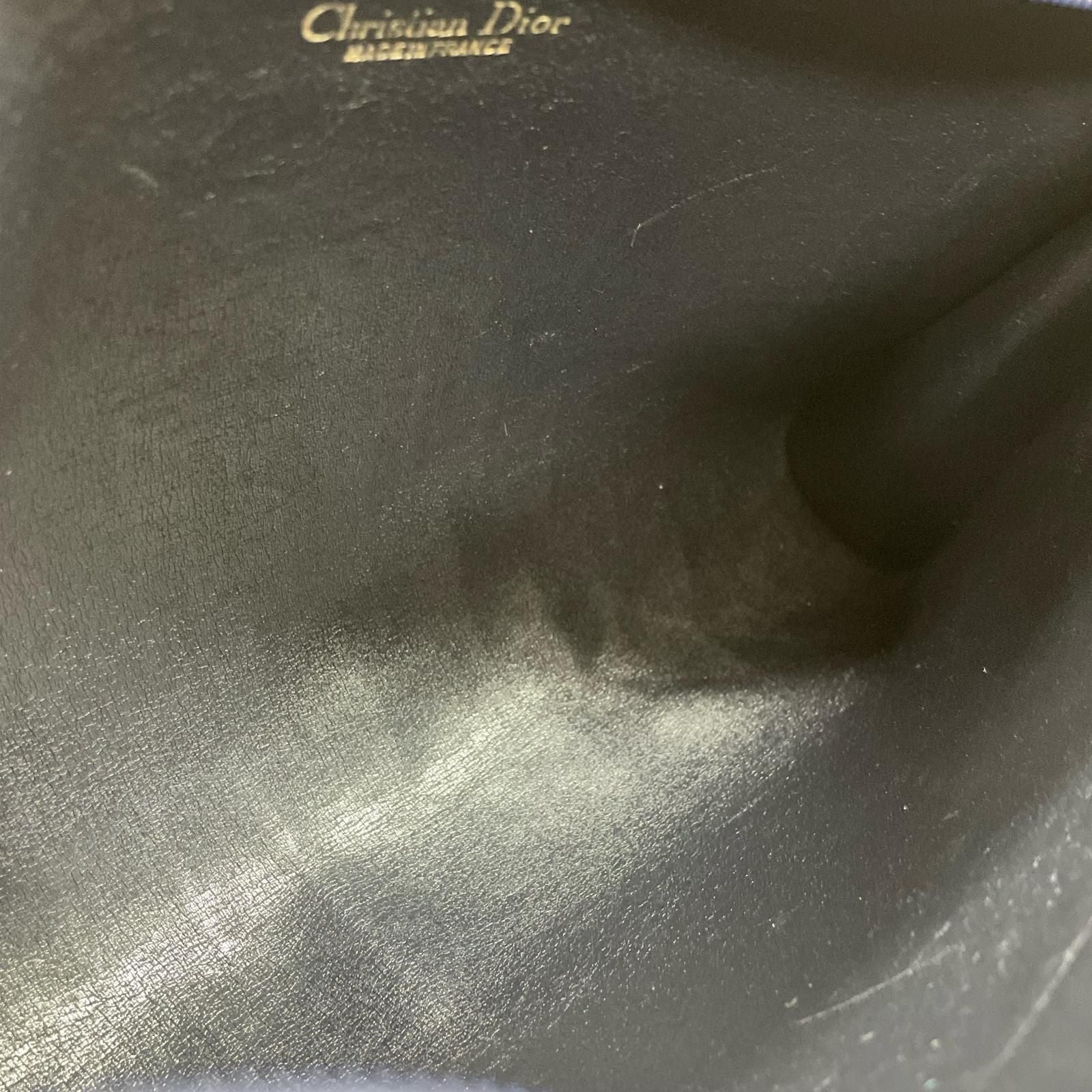 Dior Shoulder Bag Gold Trotter Navy Gray — view 7