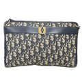 Dior Shoulder Bag Gold Trotter Navy Gray