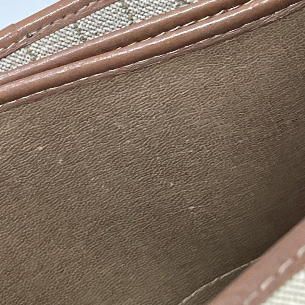 Dior Honeycomb Pattern Chain Shoulder Bag Beige — view 8