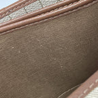 Dior Honeycomb Pattern Chain Shoulder Bag Beige — view 8