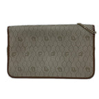 Dior Honeycomb Pattern Chain Shoulder Bag Beige — view 2