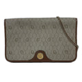 Dior Honeycomb Pattern Chain Shoulder Bag Beige