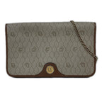 Dior Honeycomb Pattern Chain Shoulder Bag Beige