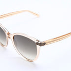 Bottega Veneta Sunglasses Clear Brown Beige BV Eyewear — view 3