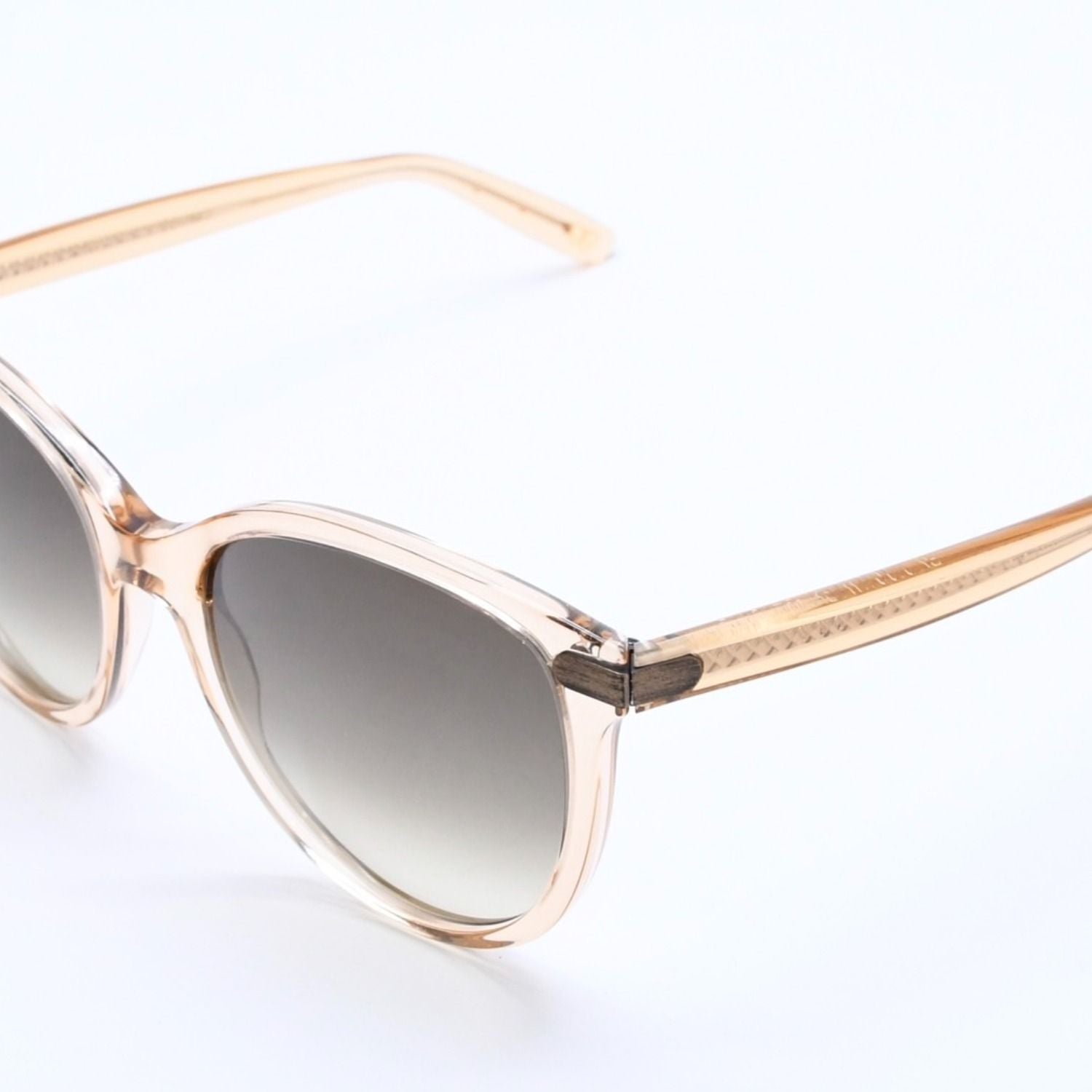 Bottega Veneta Sunglasses Clear Brown Beige BV Eyewear — view 3