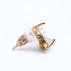 Chanel CC Logo Earrings 02 Metal Clear Gold — view 4
