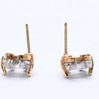 Chanel CC Logo Earrings 02 Metal Clear Gold — view 7