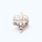 Chanel CC Logo Earrings 02 Metal Clear Gold — view 5