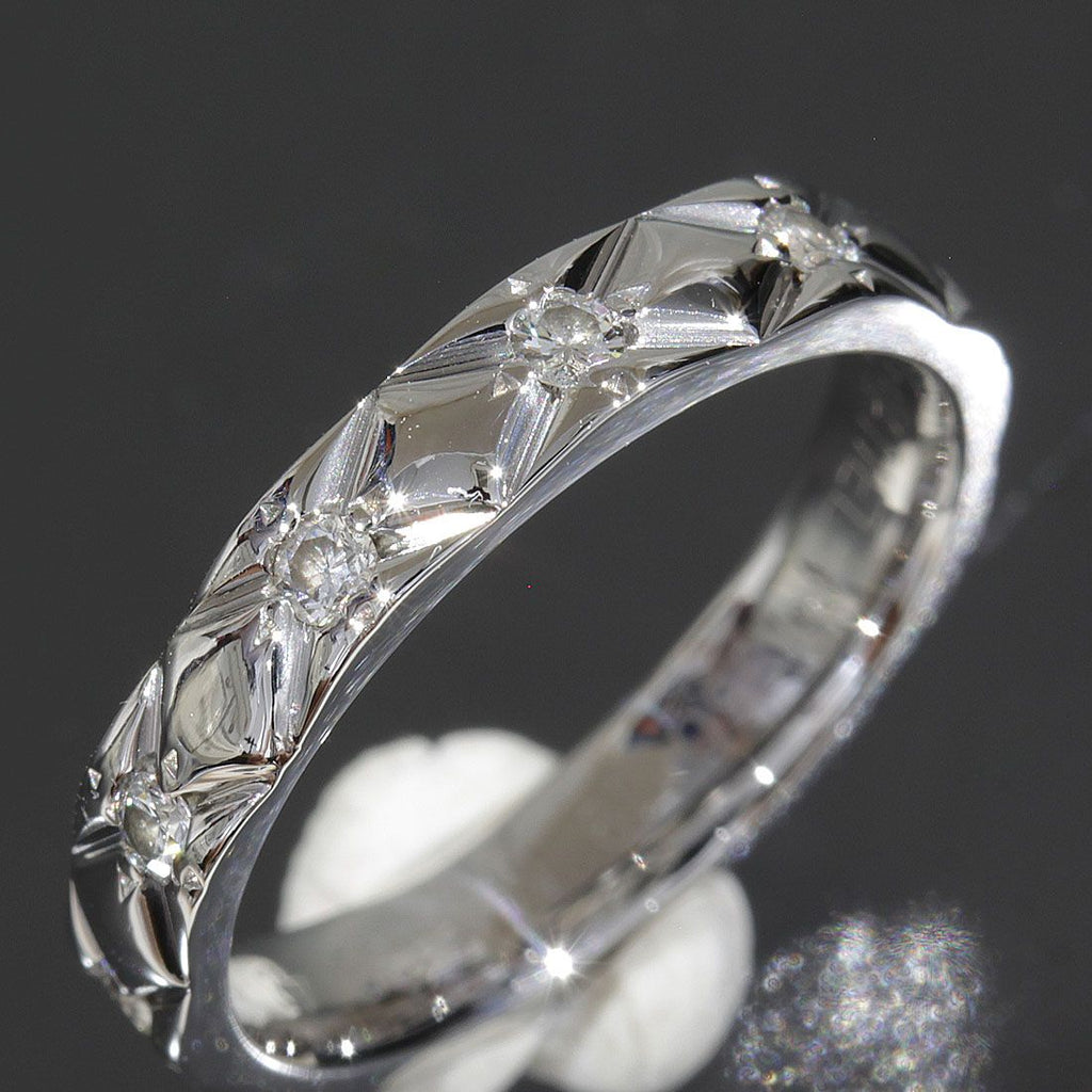 Chanel Quilted Diamond Ring