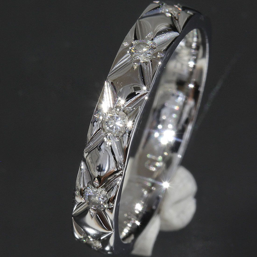 Chanel Quilted Diamond Ring — view 2