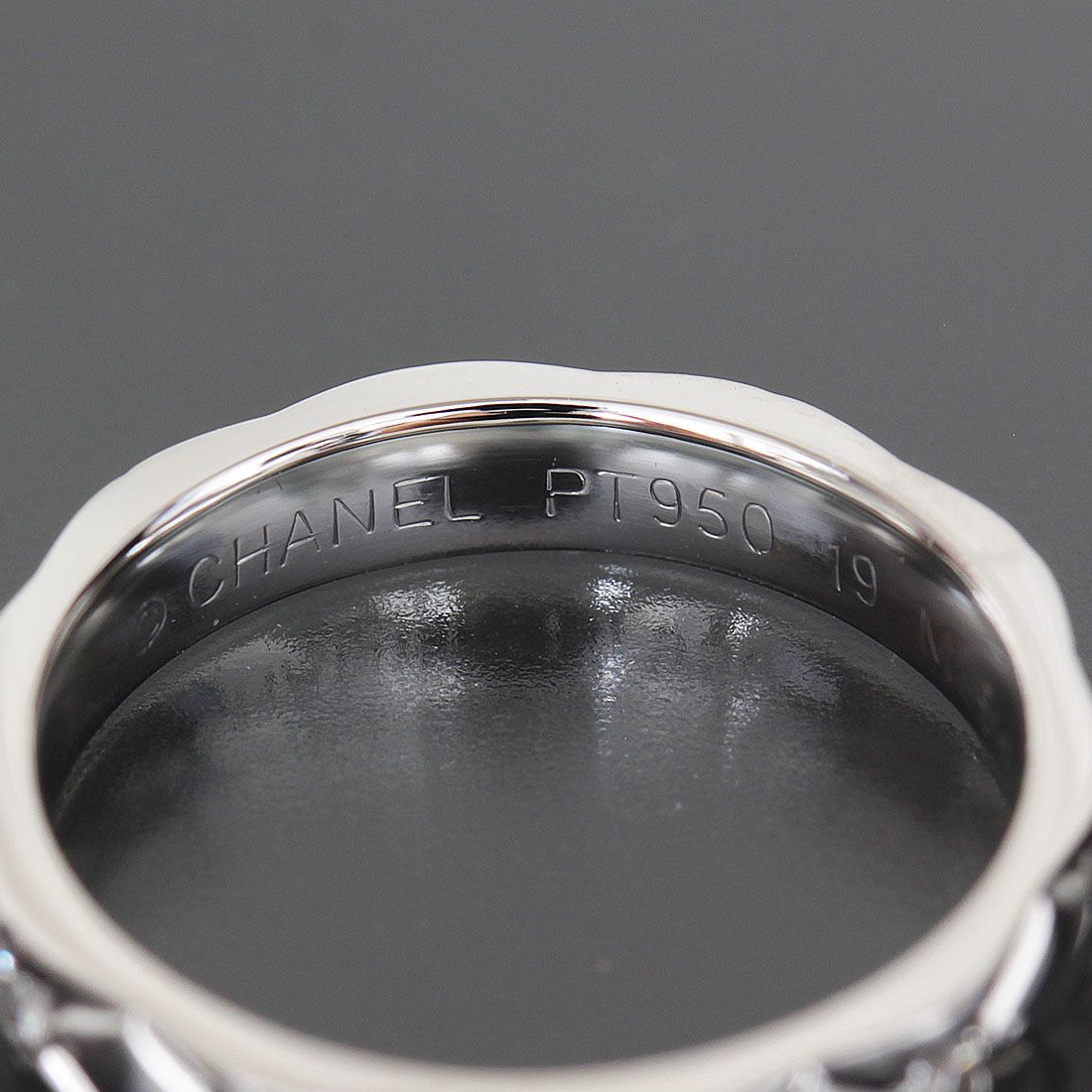 Chanel Quilted Diamond Ring — view 3