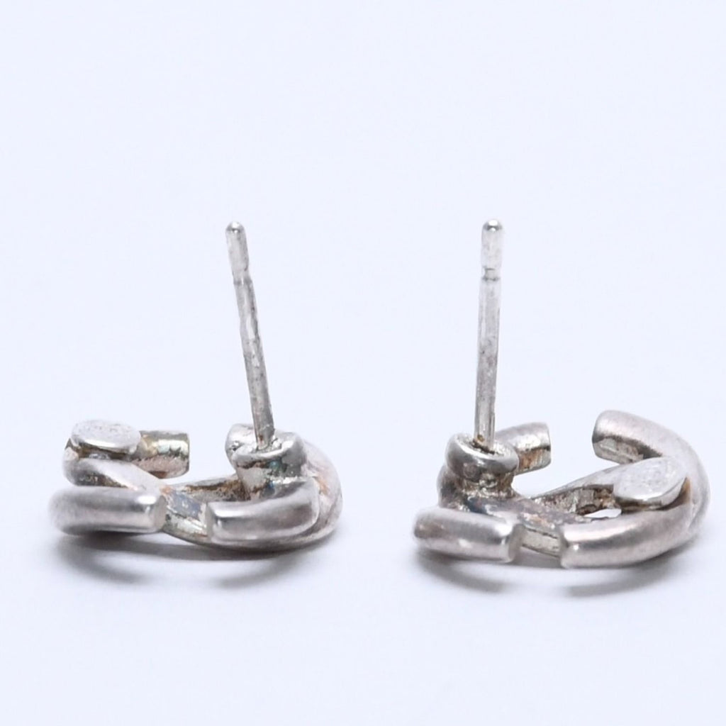 Chanel CC Logo Earrings 01 Metal Silver — view 7