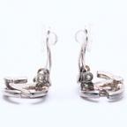 Chanel Earrings CC Logo 01 Silver Metal — view 7