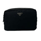 Prada Pouch Black Leather