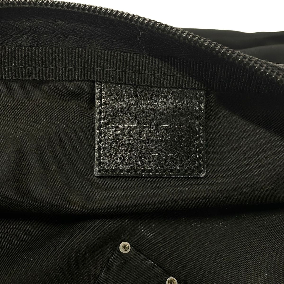 Prada Pouch Black Leather — view 5