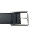 Bottega Veneta Belt Intrecciato Cuffleather Black Silver — view 4
