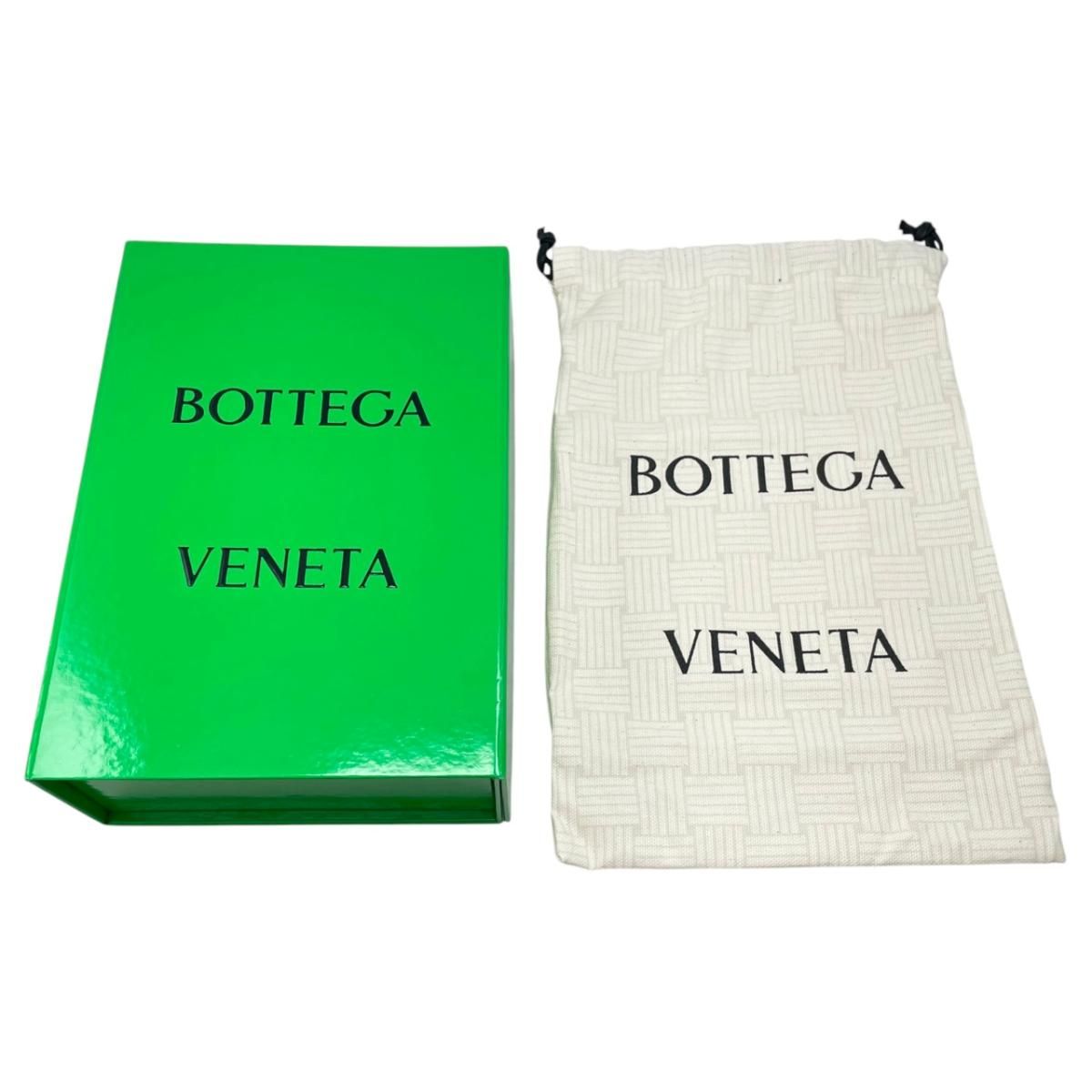 Bottega Veneta Belt Intrecciato Cuffleather Black Silver — view 9
