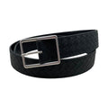 Bottega Veneta Belt Intrecciato Cuffleather Black Silver
