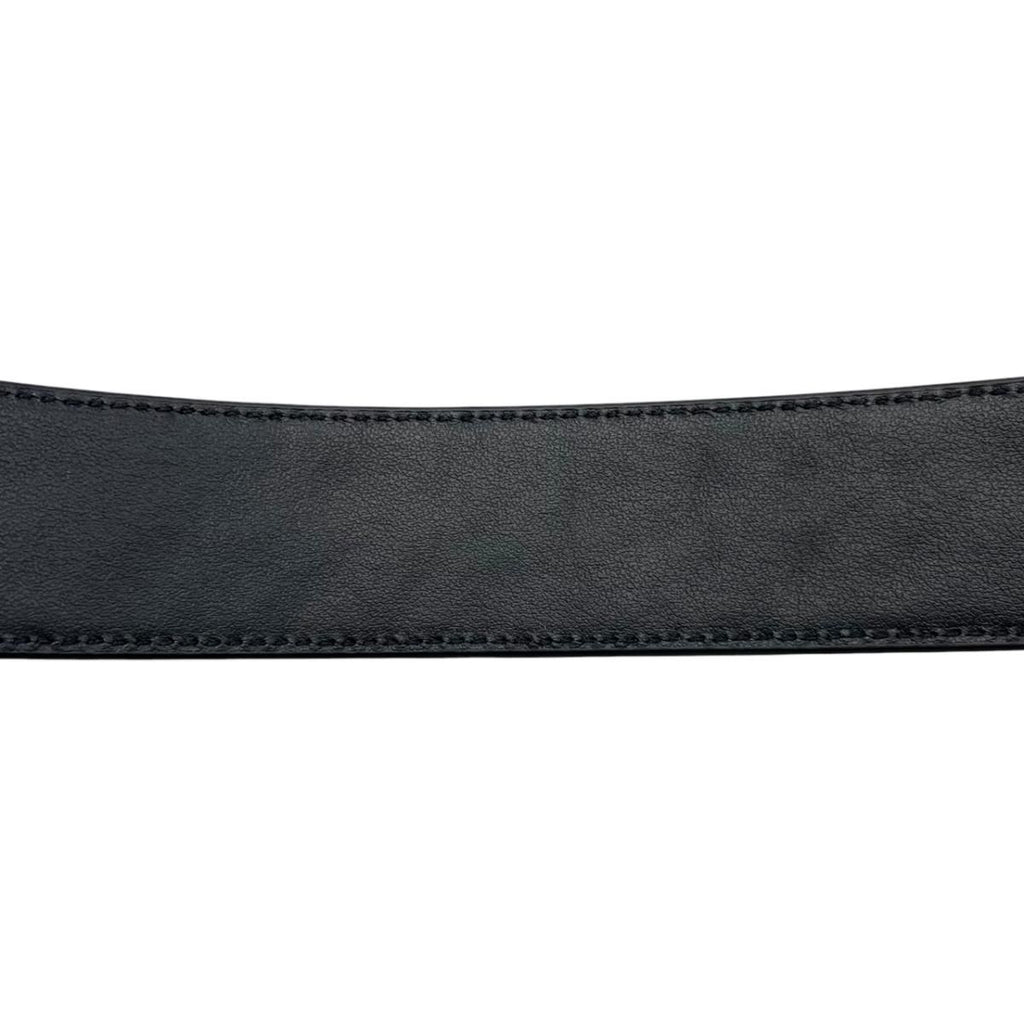 Bottega Veneta Belt Intrecciato Cuffleather Black Silver — view 7