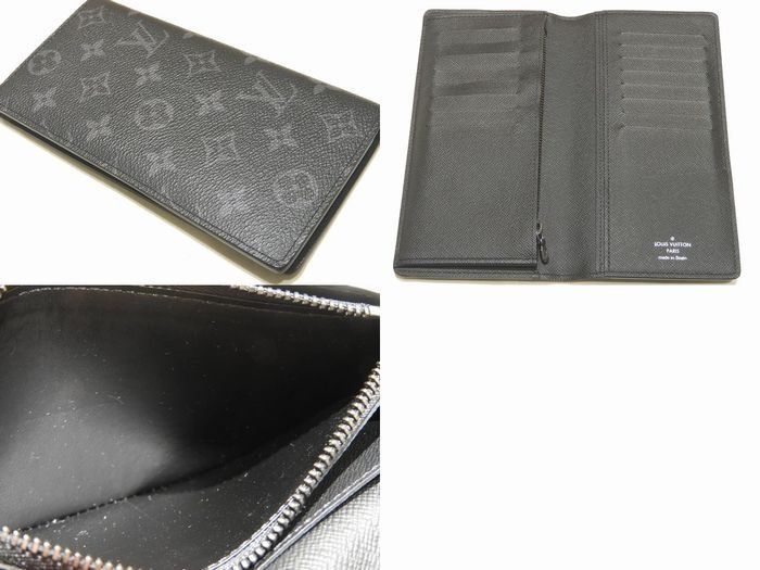 Louis Vuitton Brazza Bifold Wallet Monogram Eclipse Black — view 2