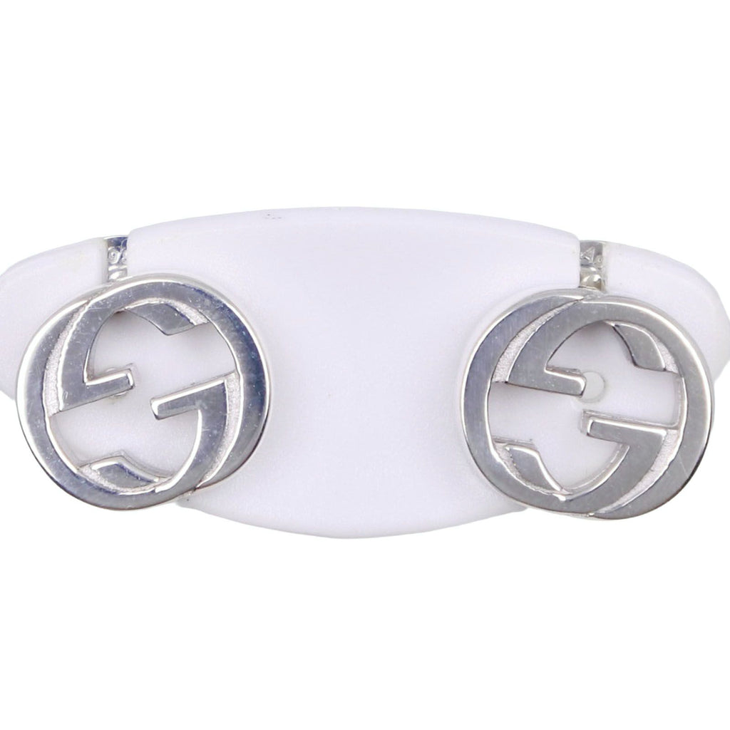 Gucci Interlocking 925 Sterling Silver Earrings