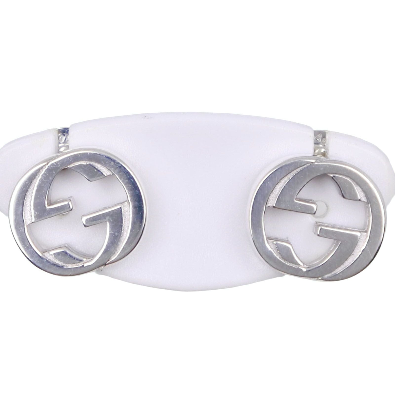 Gucci Interlocking 925 Sterling Silver Earrings