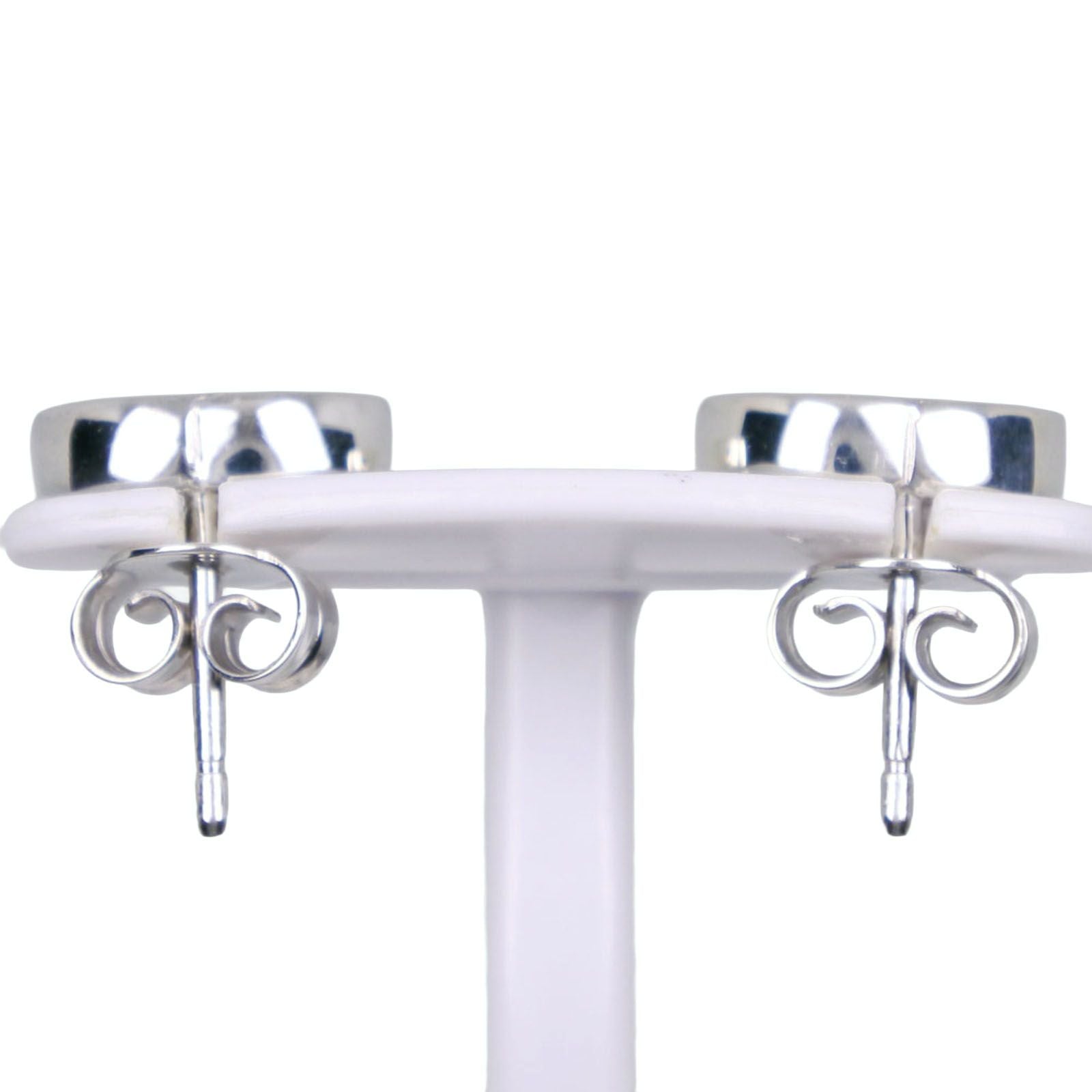 Gucci Interlocking 925 Sterling Silver Earrings — view 3