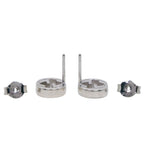 Gucci Interlocking 925 Sterling Silver Earrings — view 4