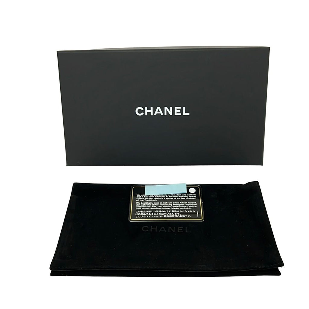 Chanel Wallet Quilted Brilliant Bordeaux Zip Around Silver Leather — view 6