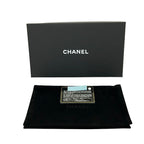 Chanel Wallet Quilted Brilliant Bordeaux Zip Around Silver Leather — view 6