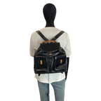 Gucci Bamboo Black Silver Leather 003 5 Backpack — view 7