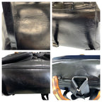 Gucci Bamboo Black Silver Leather 003 5 Backpack — view 6
