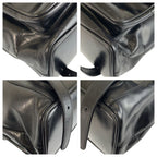 Gucci Bamboo Black Silver Leather 003 5 Backpack — view 4