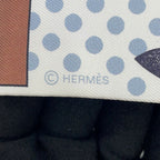 Hermes Scarf Twill Cavalier Anne Forms en Formes Silk — view 5