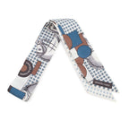 Hermes Scarf Twill Cavalier Anne Forms en Formes Silk